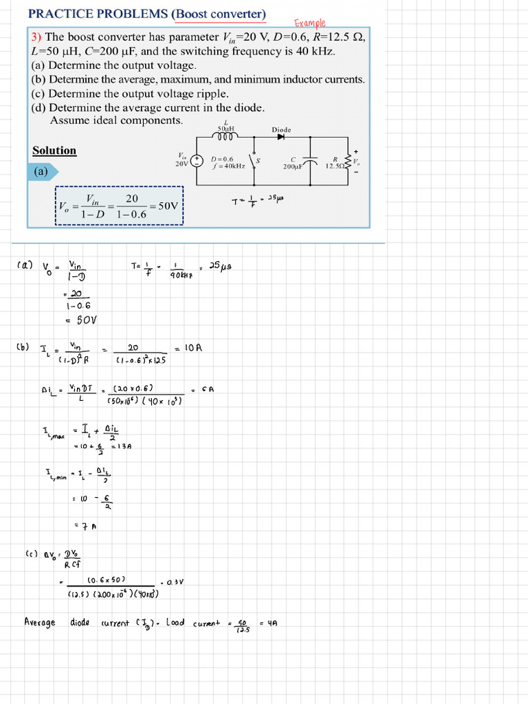 Diode Current Calculation Guide | PDF