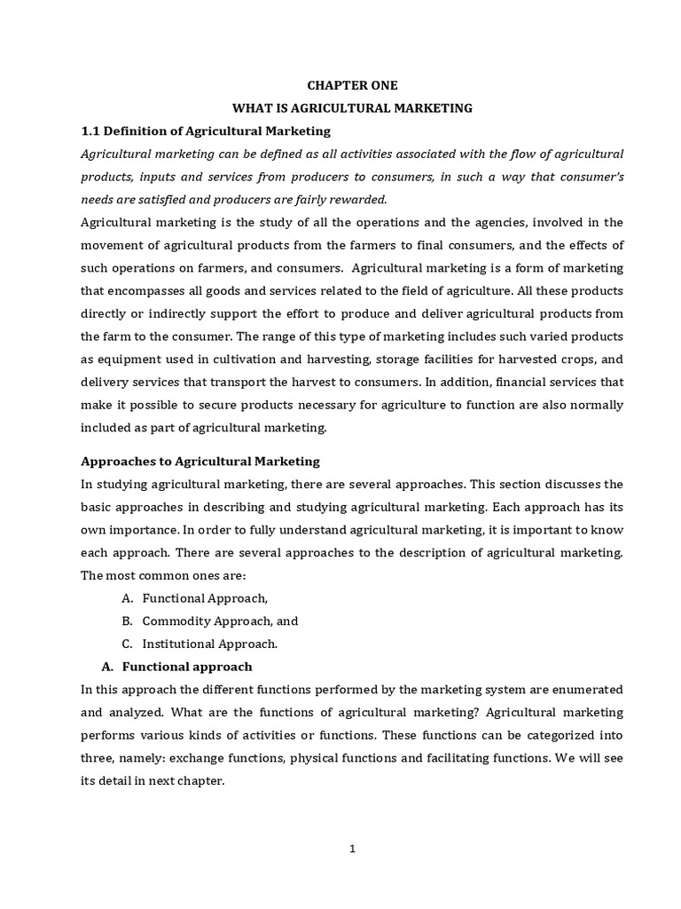 Agricultural and Commodity Marketing | PDF | Marketing | Cooperative