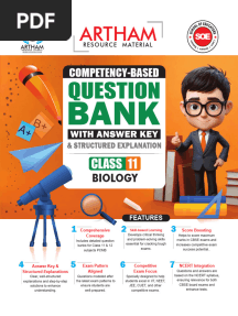 Class 11 Biology Competency Based Question Bank With Answer Key & Structured Explanation 5 Morphology of Flowering Plants Questions