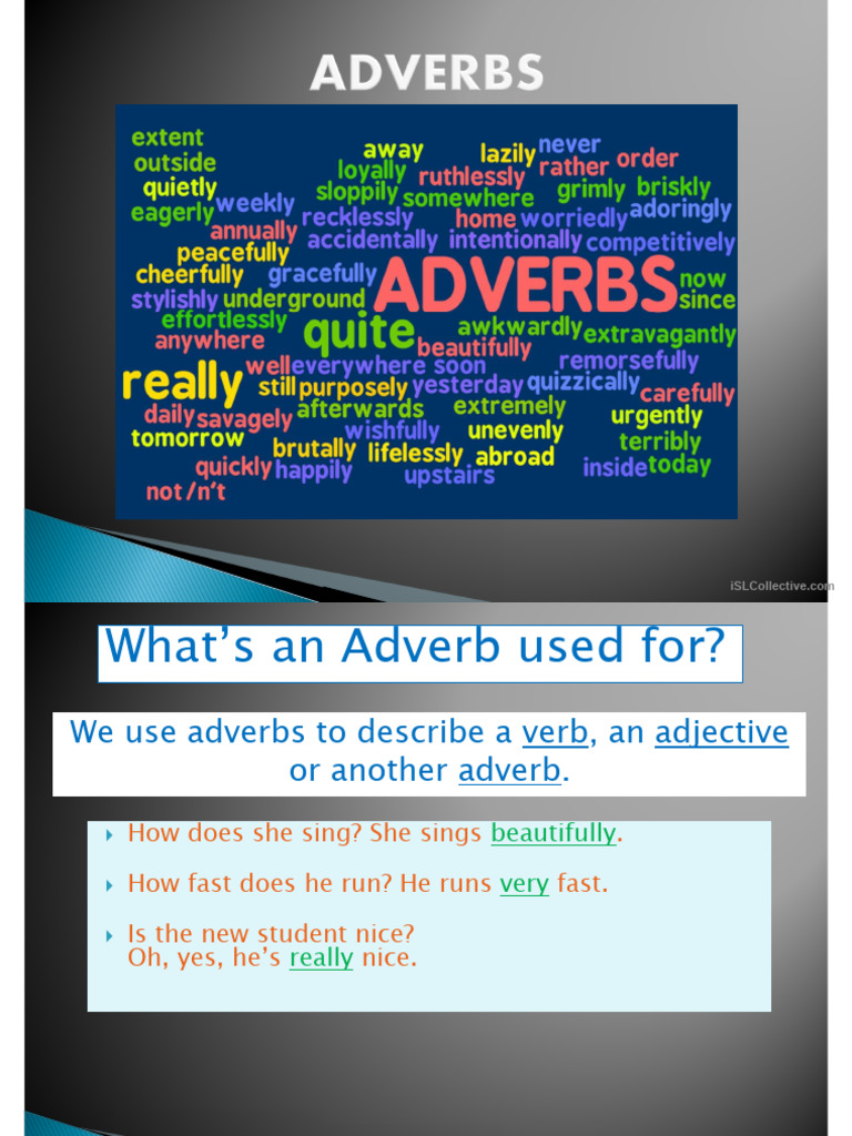 Understanding Adverbs in English Grammar | PDF | Adverb | Languages
