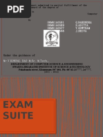 Download Exam Suite Ppt by Chandana Samineni SN78917064 doc pdf