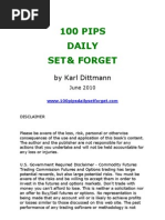 100 Pip Daily by Karl Dittman