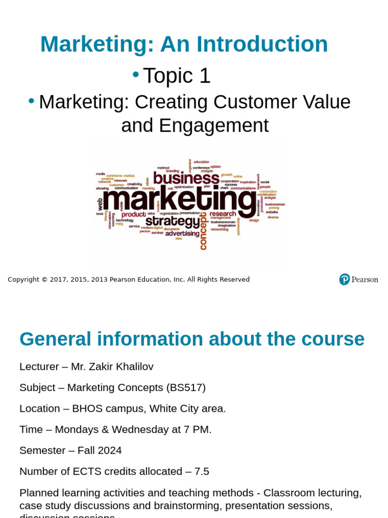 Ch01 marketing creating customer value and engagement pdf marketing