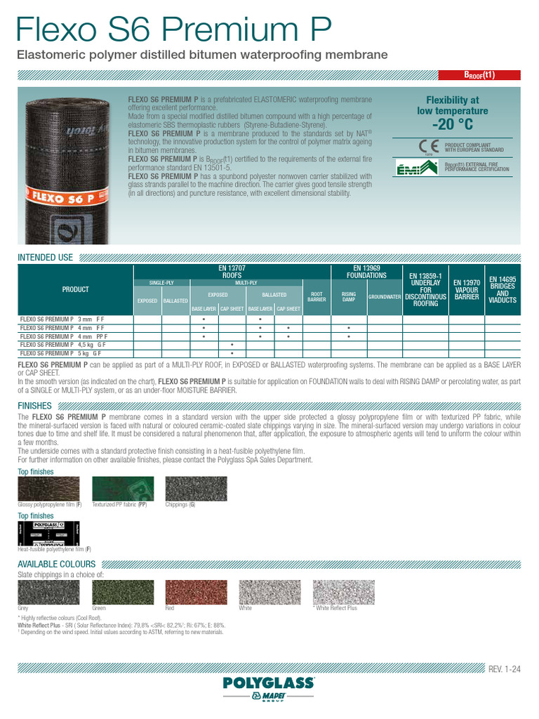 1 50133 Flexo s6 Premium P 02 24 Rev 1 24 Eng | PDF | Elastomer ...