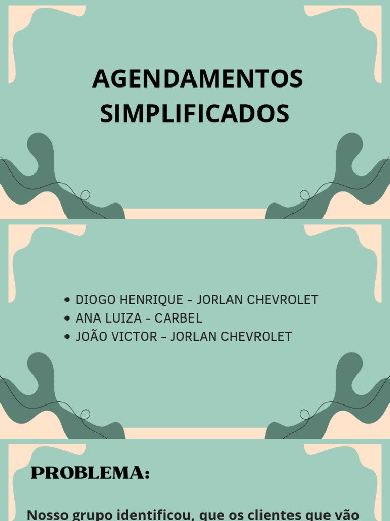 Green Abstract Group Project Presentation | PDF | Negócios