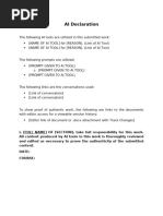 AI Declaration Form for Research Use | PDF | Artificial Intelligence ...