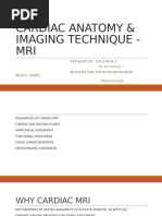 Essential MRI Parameter Charts | PDF | Magnetic Resonance Imaging | Aorta