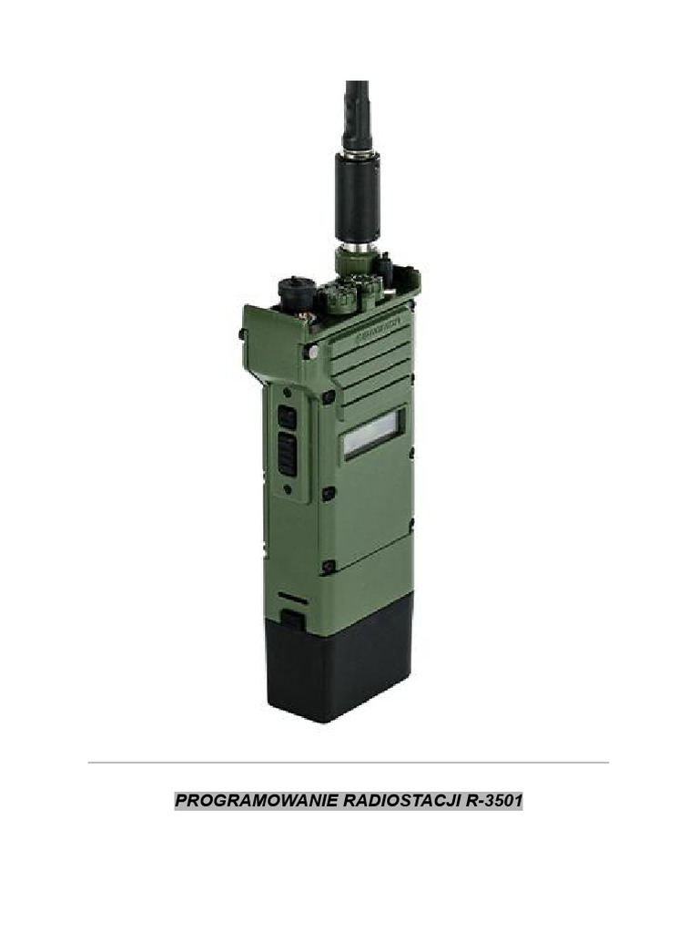 R 3501 Programowanie | PDF