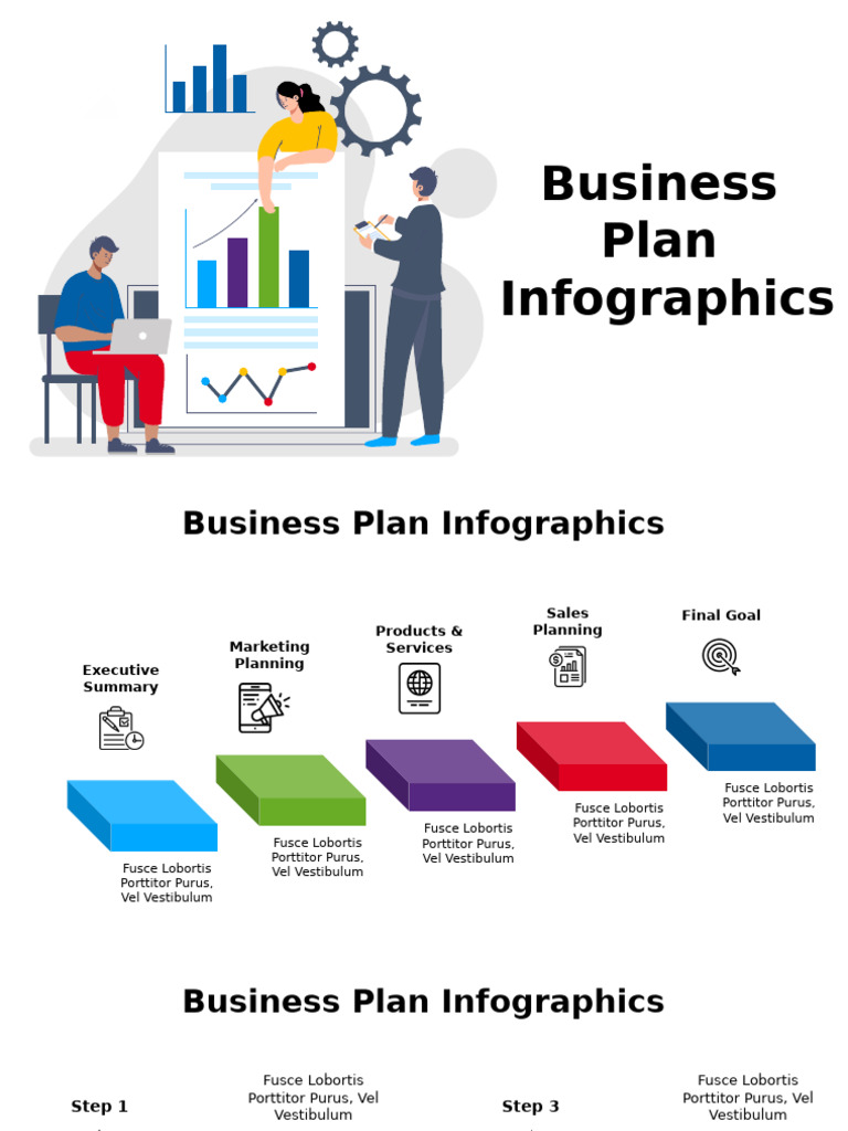 Business Plan Infographics Guide | PDF | Software | Computing