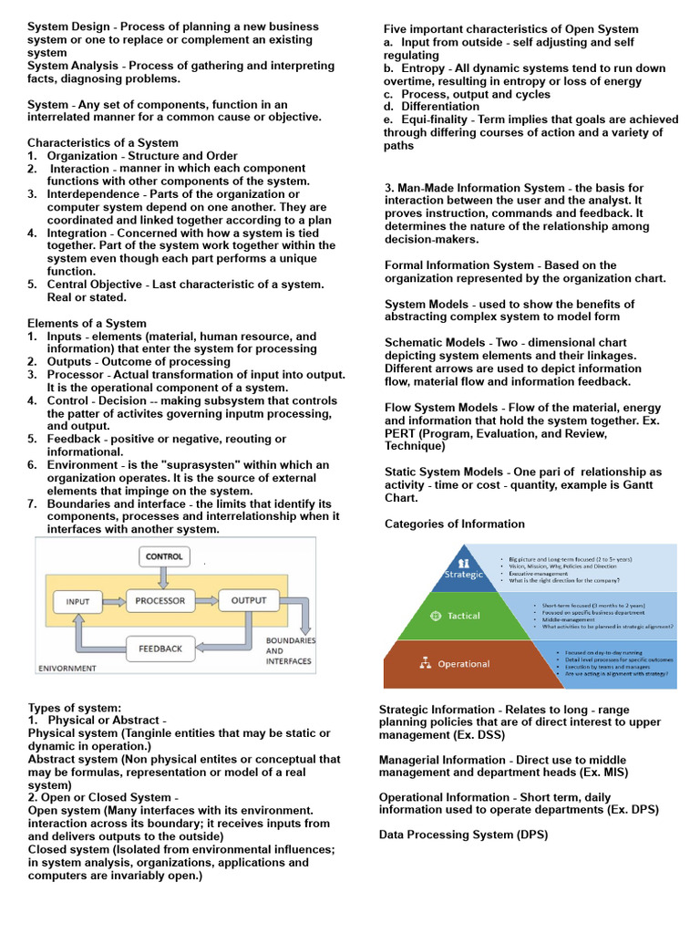 System Design and Analysis Overview | PDF | System | Computing