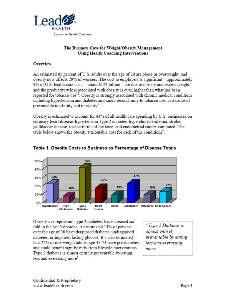 Leade Health WeightManagement | PDF | Obesity | Diabetes