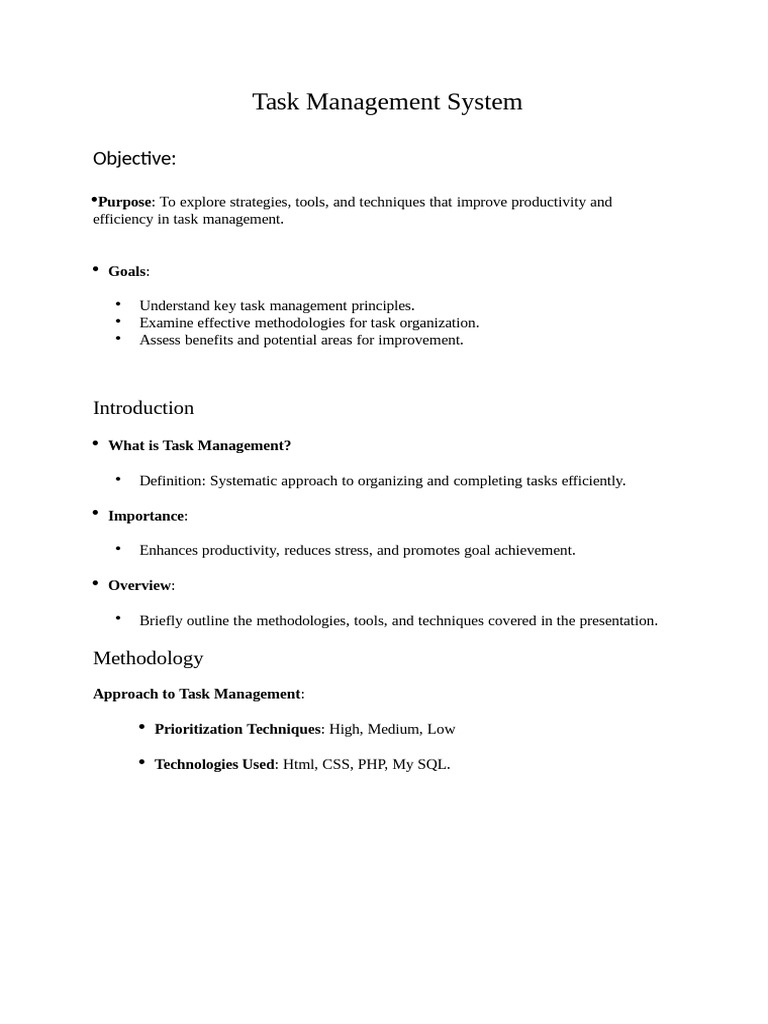 Effective Task Management Strategies | PDF | Career & Growth