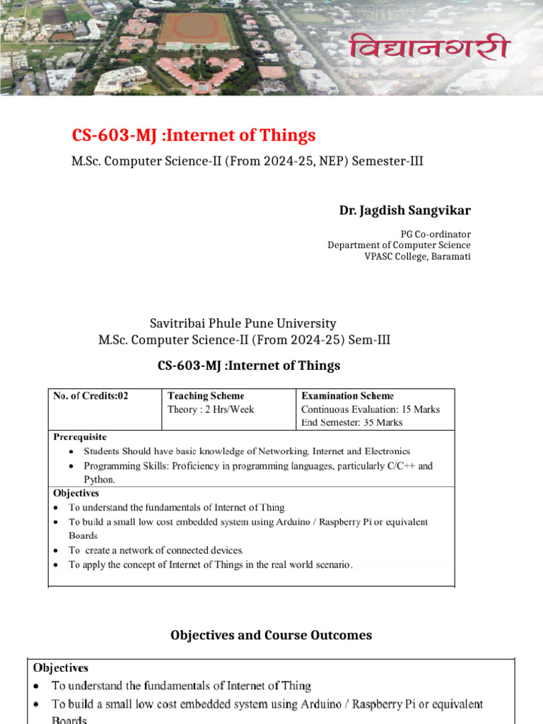 Fundamentals of IoT Overview | PDF | Internet Of Things | Computer Network