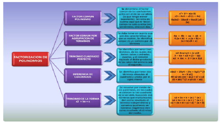 Factorizacion Mapa Mental | PDF