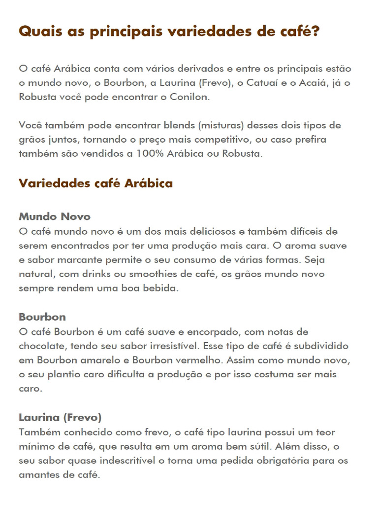 Guia Do Café - Parte 5 | PDF