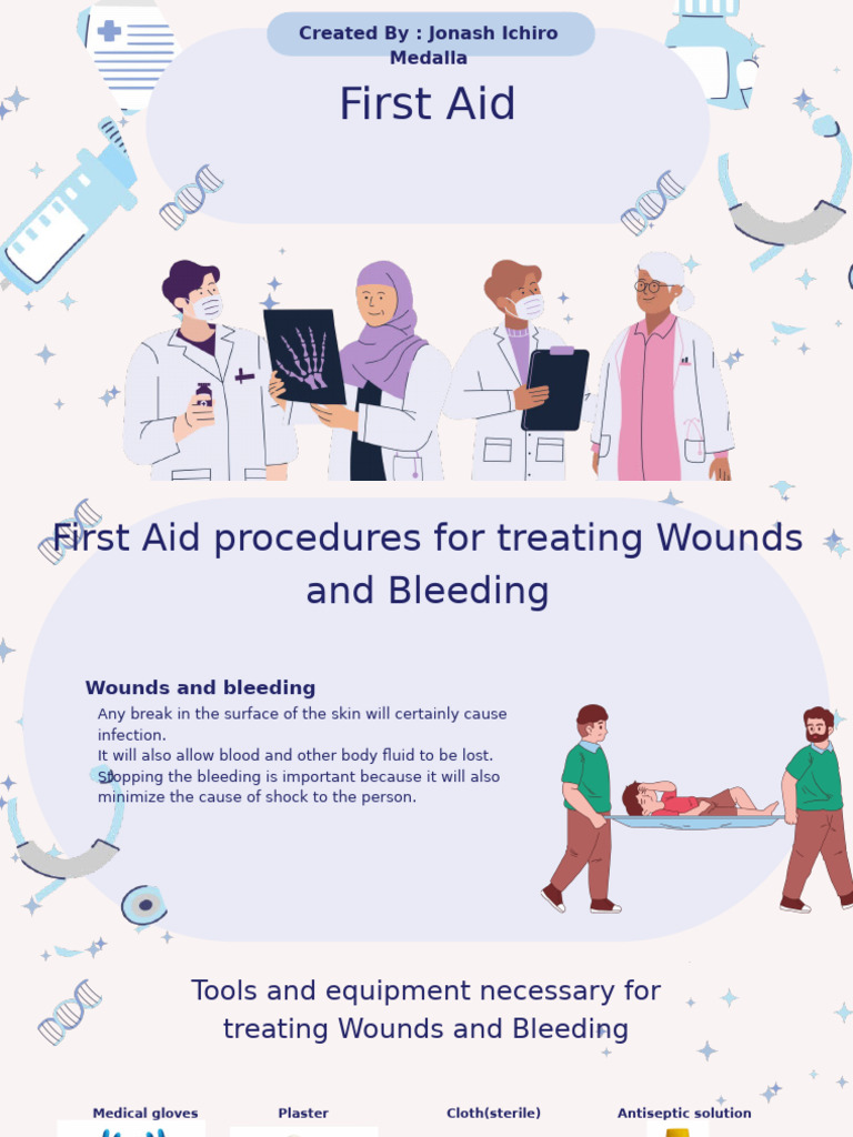 First Aid Report RMGT | PDF | Wound | Medical Specialties