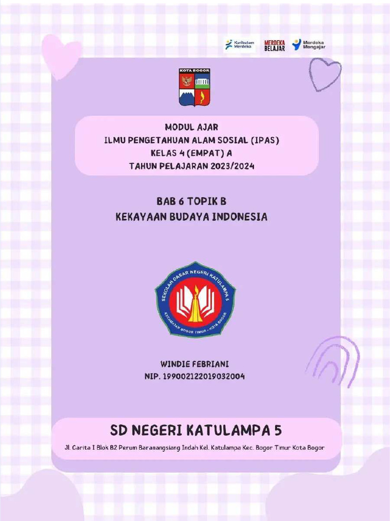 Modul Ajar IPAS Kelas 4 SD Semester 1 | PDF
