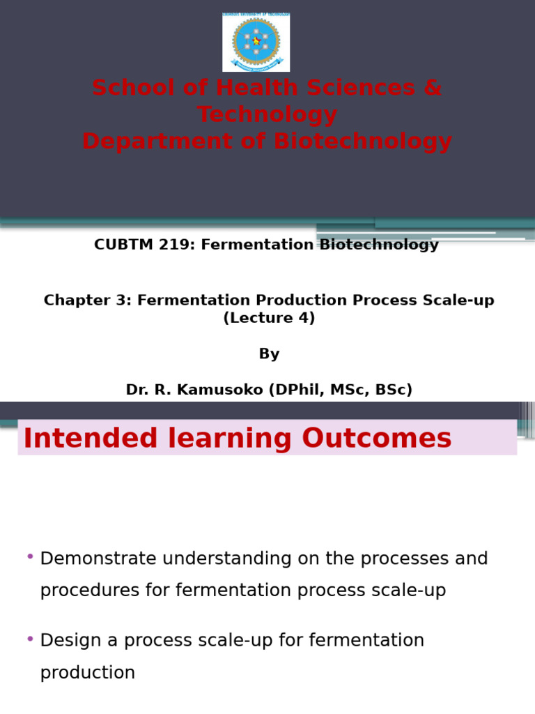 Chapter 3 Fermentation production process scale up | PDF ...