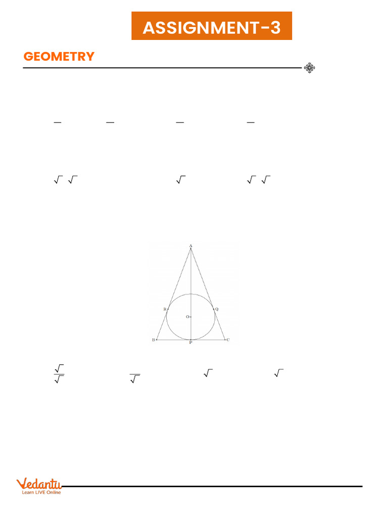 Geometry Problems and Solutions | PDF | Circle | Analytic Geometry