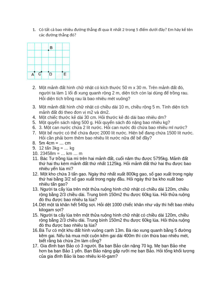 Toán Đo Lư NG L P 6 | PDF