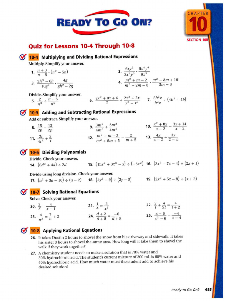 Algebra 1 CH 10 Quiz 2 | PDF