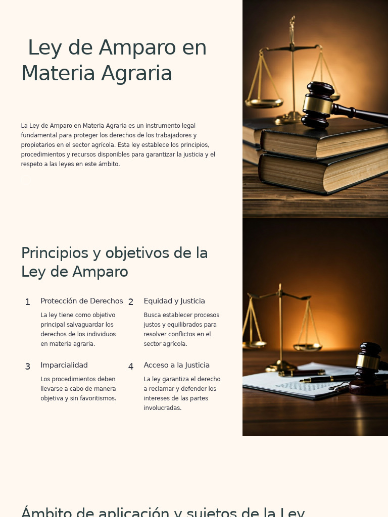 Copia de Presentacion de La Ley de Amparo en Materia Agraria | PDF ...
