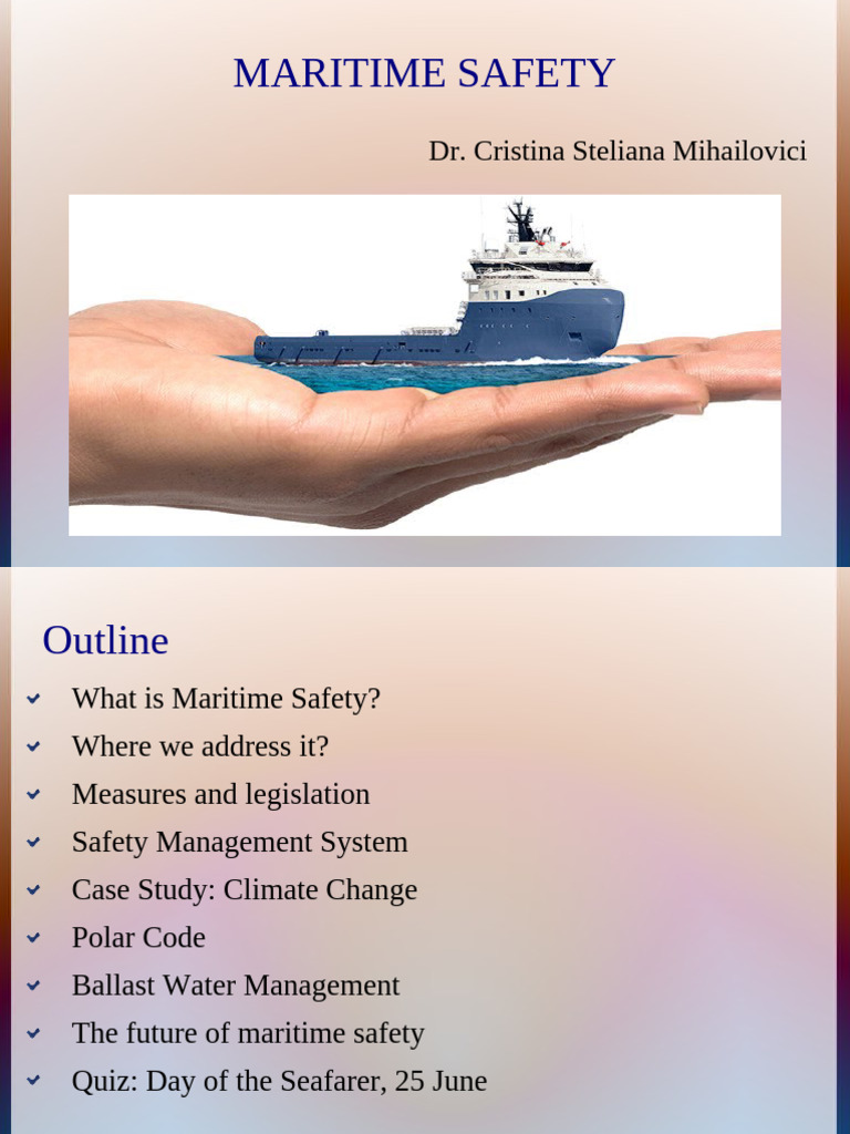 Maritime Safety Overview and Management | PDF | Port | Shipping