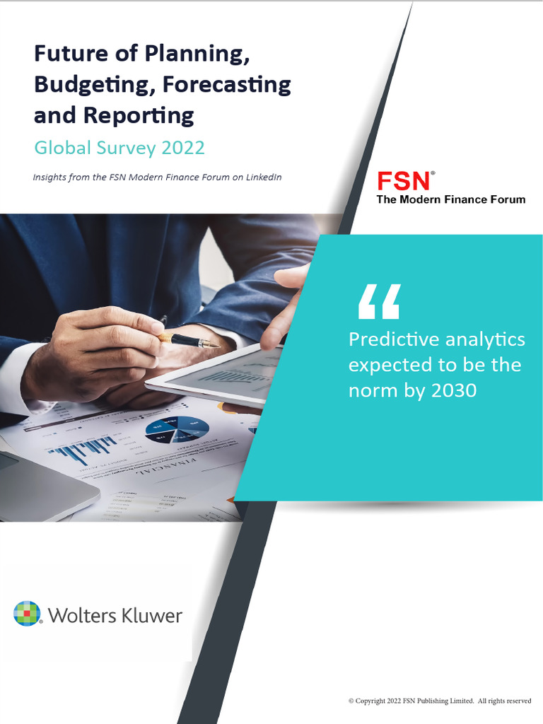 Future of Planning, Budgeting, Forecasting, and Reporting FSN 2022(04)