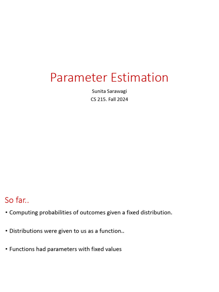 Poisson Distribution MLE in Parameter Estimation | PDF | Estimation ...