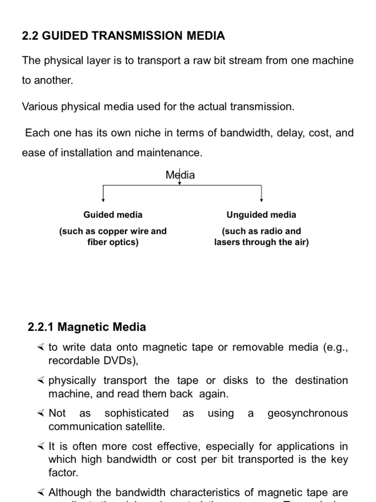Guided - Unguided Transmission Media | PDF | Optical Fiber ...