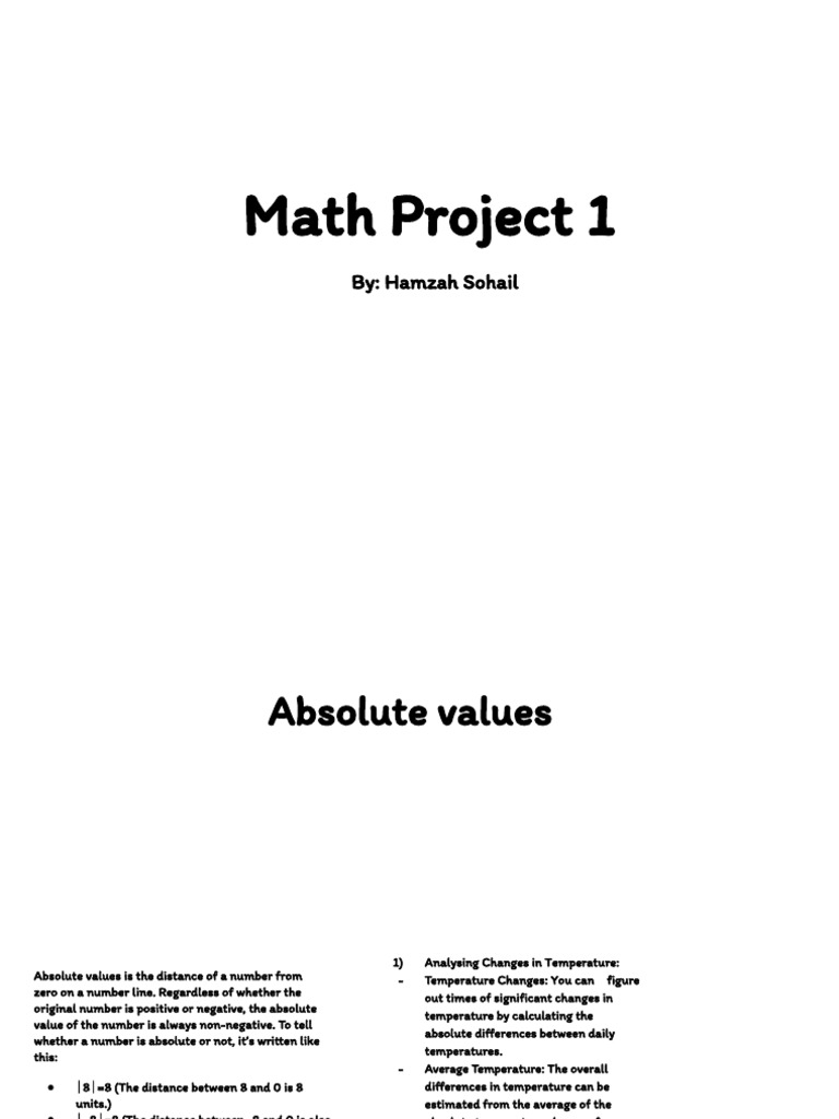 Understanding Absolute Values and Exponents | PDF | Numbers ...