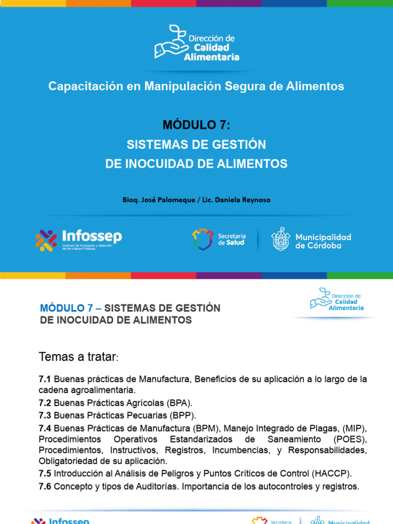 Gestión de Inocuidad Alimentaria | PDF | Análisis de Riesgo y Puntos ...
