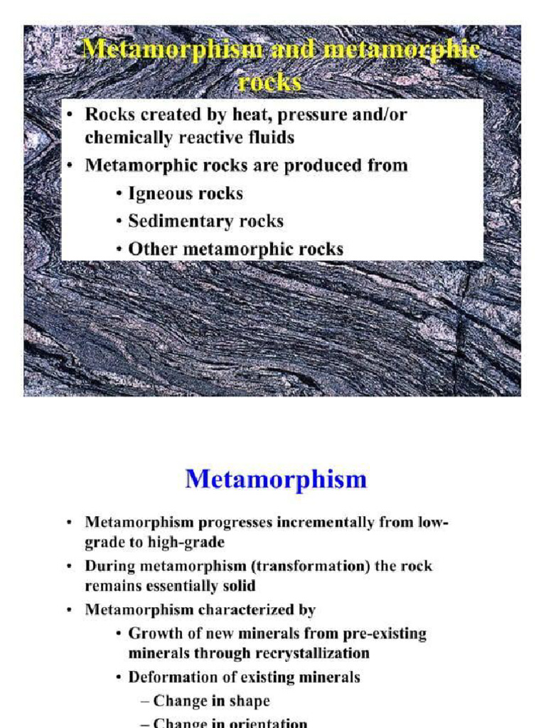Metamorphism | PDF