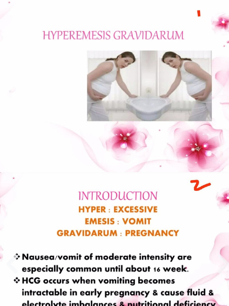 Vomiting in Pregnancy | PDF
