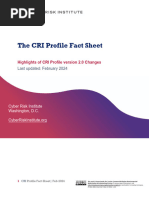 CRI Profile v2.0 User Guide | PDF | Computer Security | Security