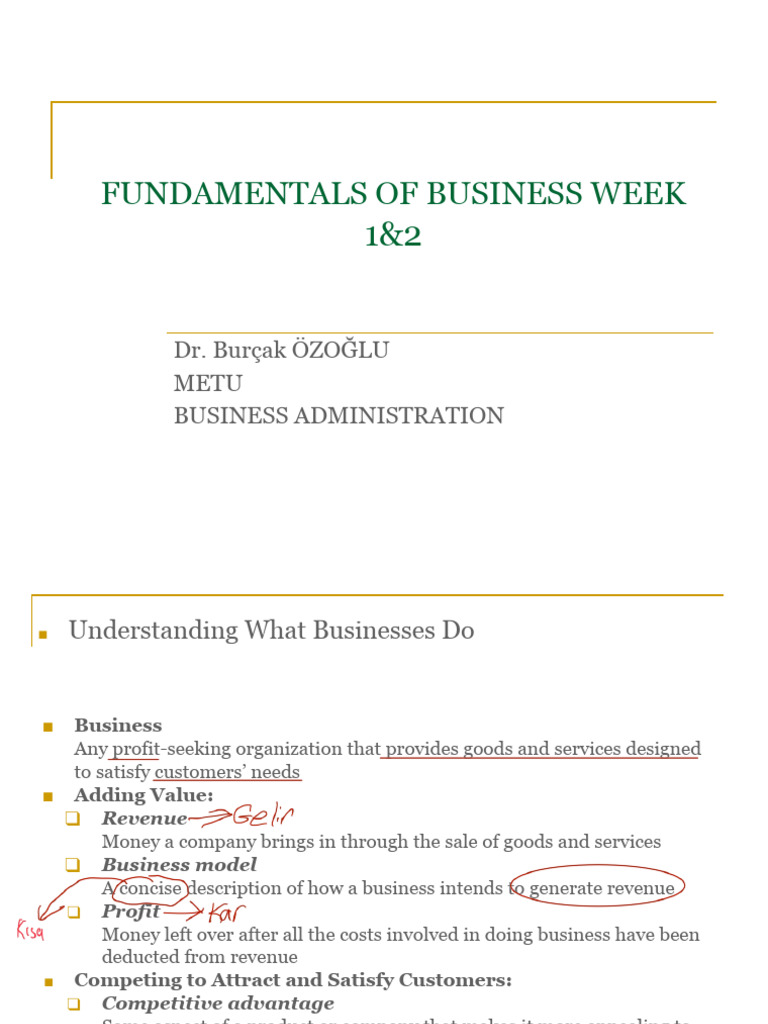 Chapter 1 | PDF | Economies | Business
