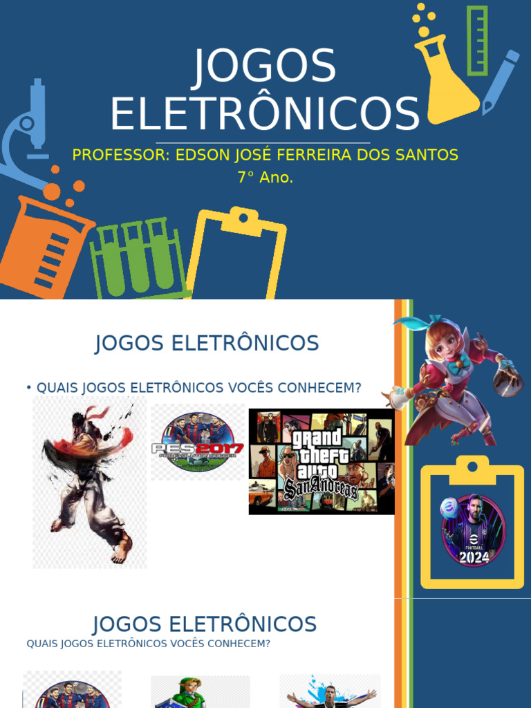 Jogos Eletrônicos: Conhecimentos e Reflexões | PDF