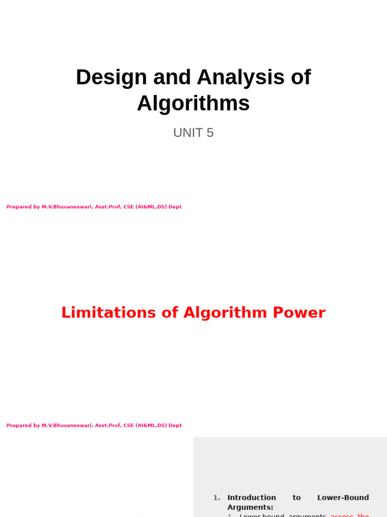 Algorithm Complexity Insights | PDF | Algorithms | Computational ...