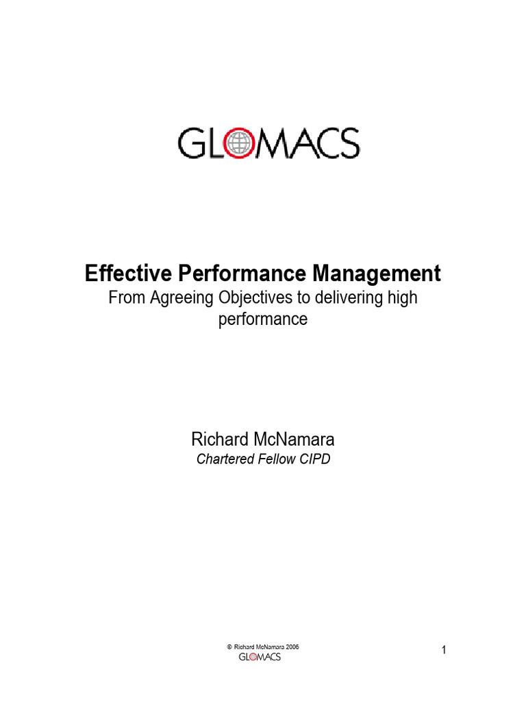 Performance Management Training Course | PDF | Brand | Employment