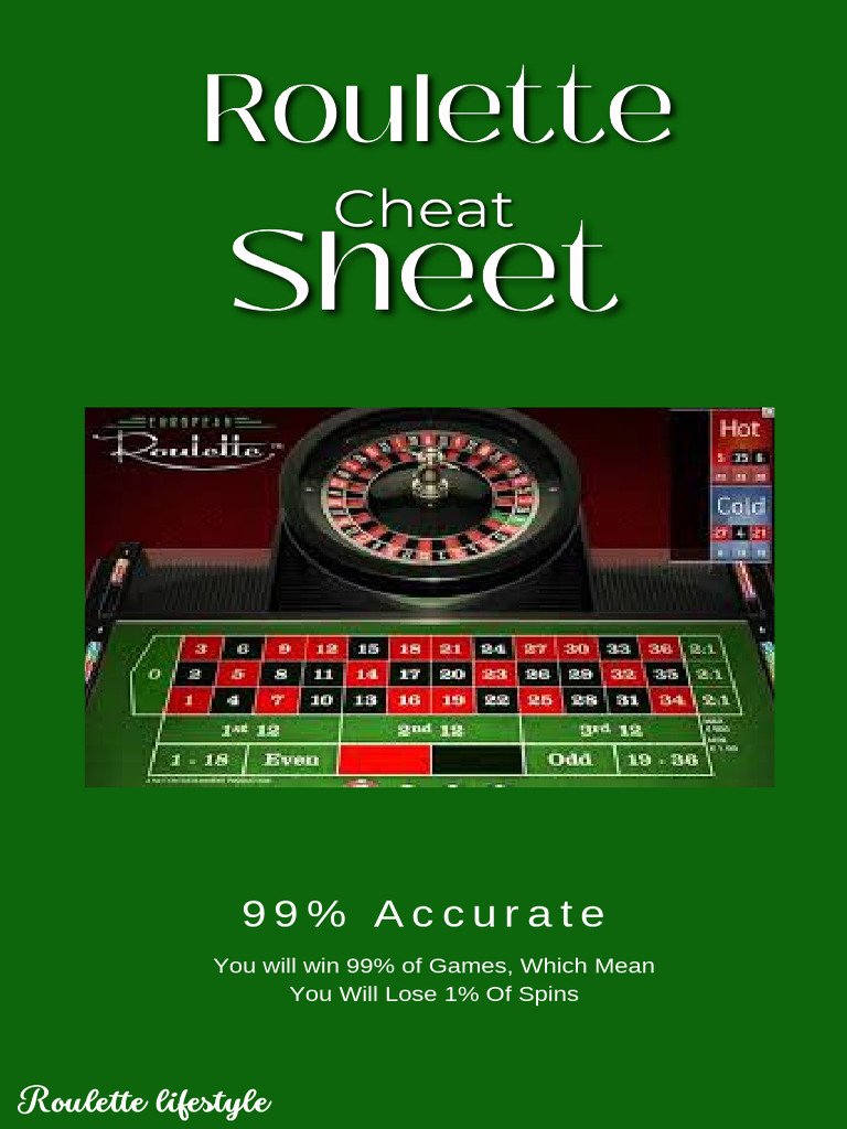 99 Accurate Roulette Lifestyle Pdf Roulette Gambling