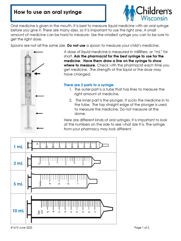 1619EN | PDF | Syringe | Health Care