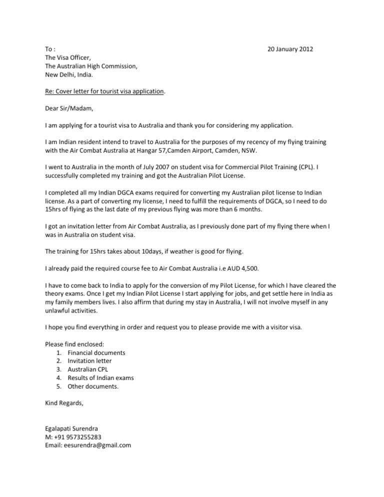 visa letter zambia cover Letter Cover