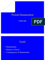 Protein Denaturation