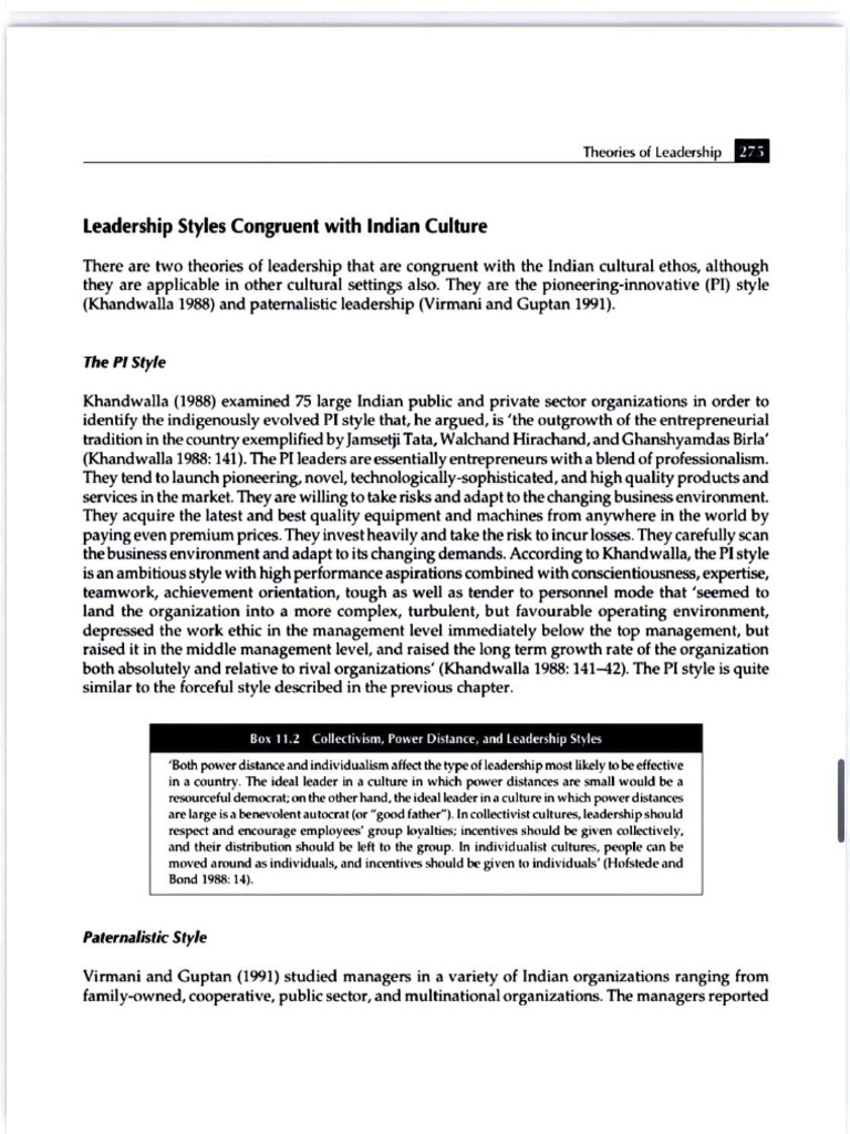 Indian Approach To Leadership | PDF