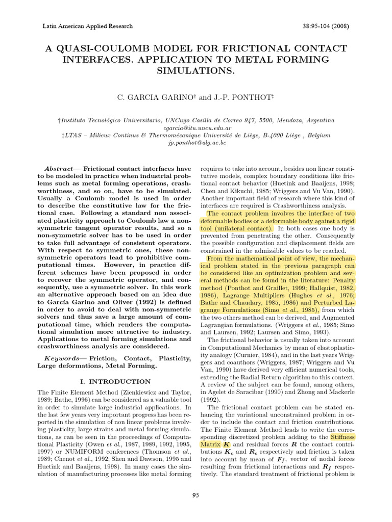 2008-A Quasi-Coulomb Model For Frictional Contact Interfaces ...