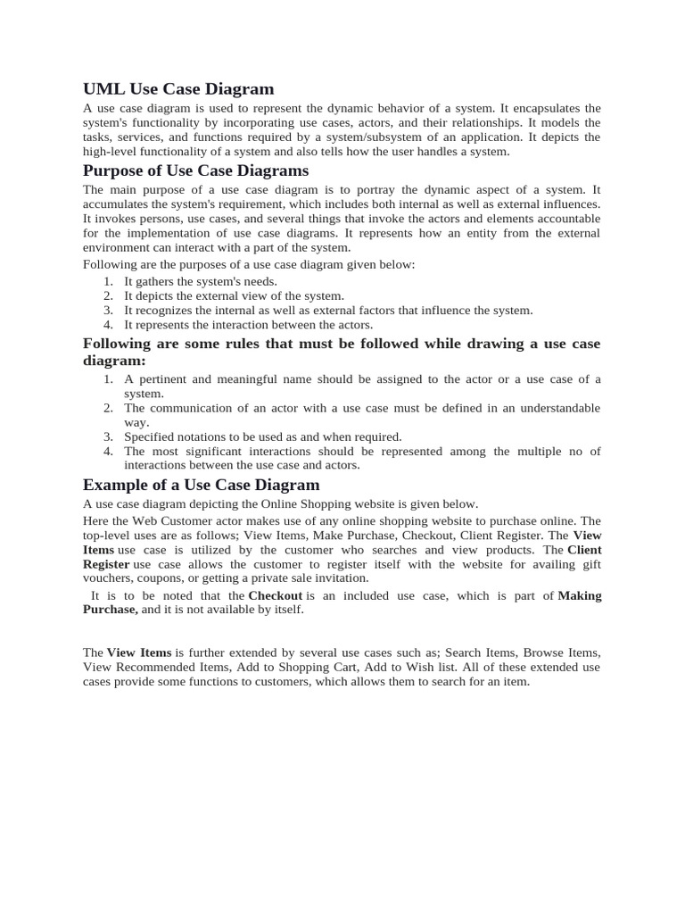 Uml use case diagram gaurav u pdf use case system