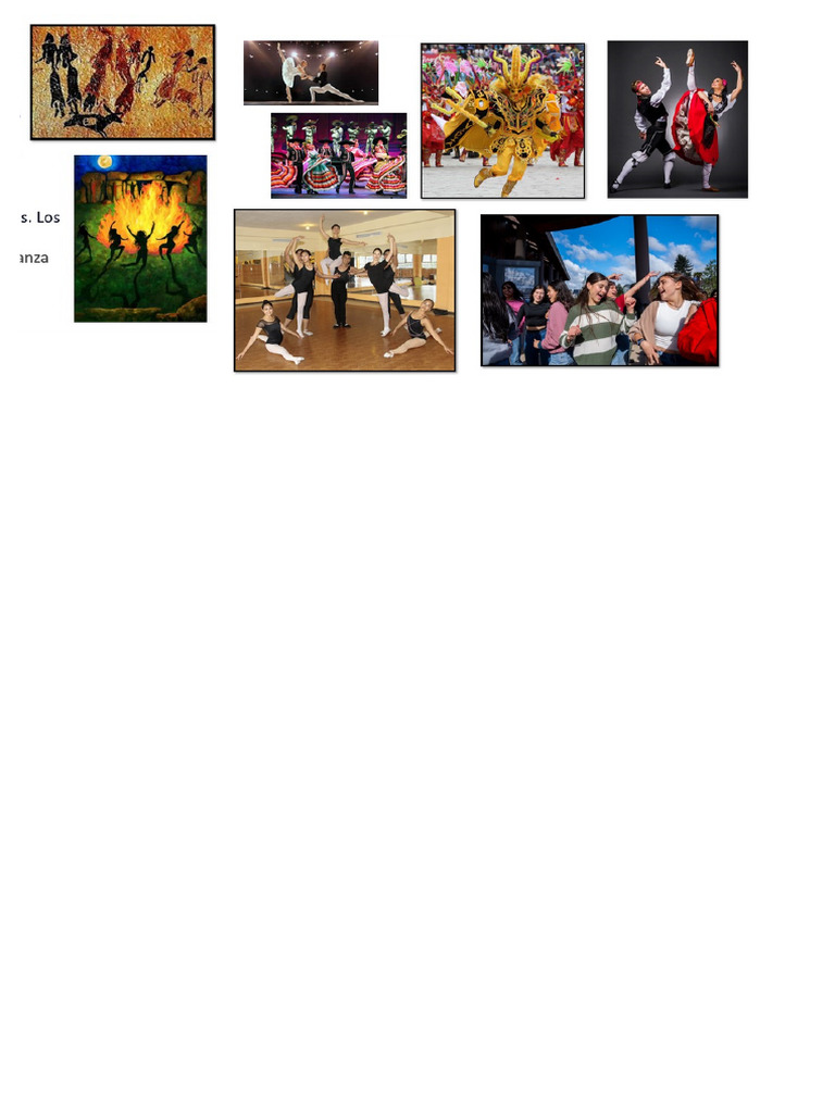 Imagenes de Arte y Danza Nacional e Internacional | PDF | Bailes | Las ...