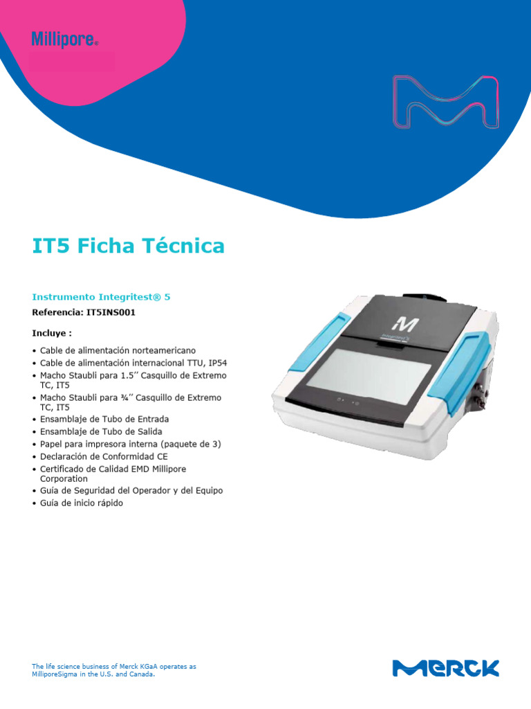 Datos Técnicos y Especificación It5 | PDF | Fuente de alimentación ...