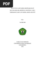 Download Aktivitas Larvasida Ekstrak Kulit Batang Kelor by Taufik Nor SN78933059 doc pdf