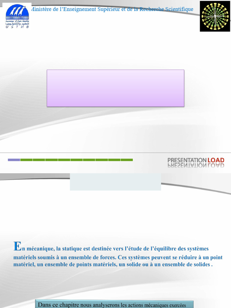 Introduction à la Statique Mécanique | PDF | Mécanique | Ingénierie ...